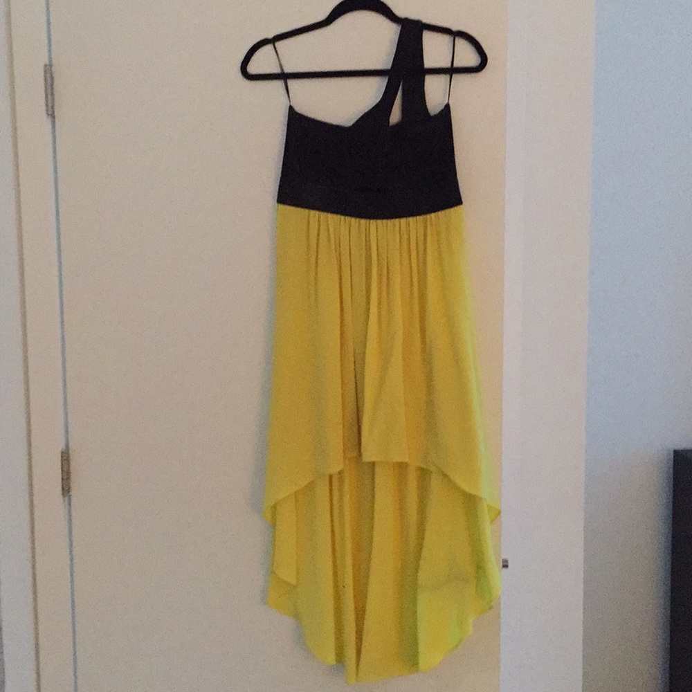 Mason high low dress S 100% silk bottom